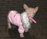 Faux Leather Fur Baby Jacket with Zipper Pocket Design and Faux Fur Collar. Sturdy Snap Closure. Six (6) Sizes, Three (3) Colors.