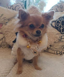 Princess Pearl Pet Necklace With Charms. Comes In Several Variations. Coco Would Approve This High Style Glam Accessories.