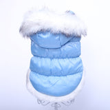 Deluxe Puffer Coat with Faux Fur Trim and Polar Fleece Lining. So chic and comes in 4 colors. You fur baby will be so cozy in this fancy jacket.