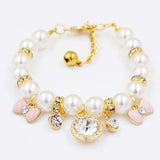 Princess Pearl Pet Necklace With Charms. Comes In Several Variations. Coco Would Approve This High Style Glam Accessories.