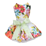 Faux Silk Flower Sundress With Layered Tulle Underskirt. Perfect for Everyday or Partywear. Multiple Sizes and Colors.