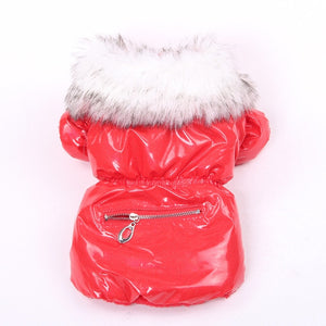 Faux Leather Fur Baby Jacket with Zipper Pocket Design and Faux Fur Collar. Sturdy Snap Closure. Six (6) Sizes, Three (3) Colors.